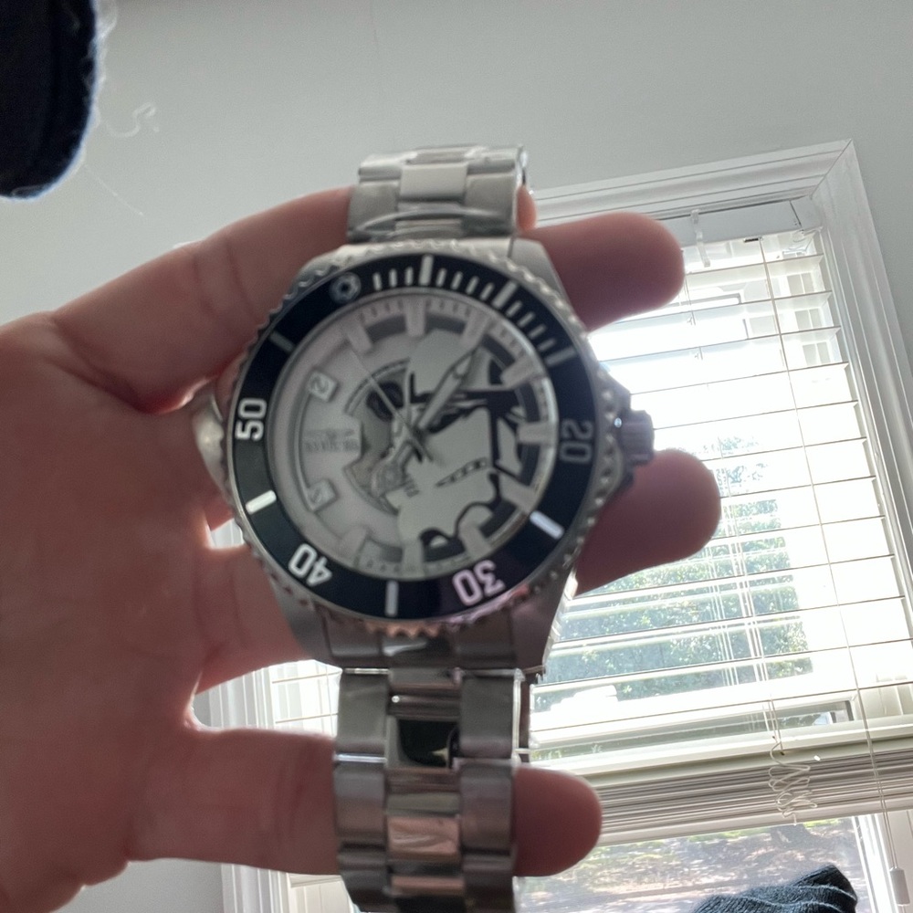 Invicta Limited Edition Star Wars Silver and Black Dive Watch
